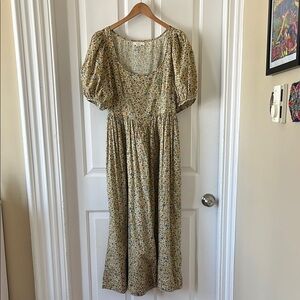 Doen Floral Puff Sleeve Dress